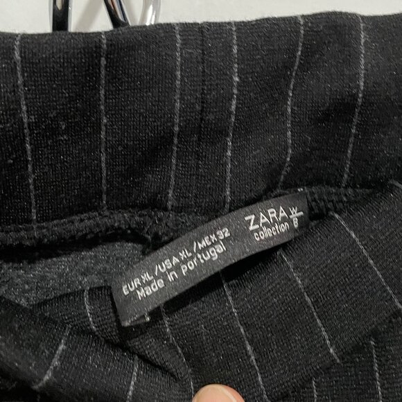 Zara Women Collection Grey Strip Top and Pants Set - Picture 12 of 16